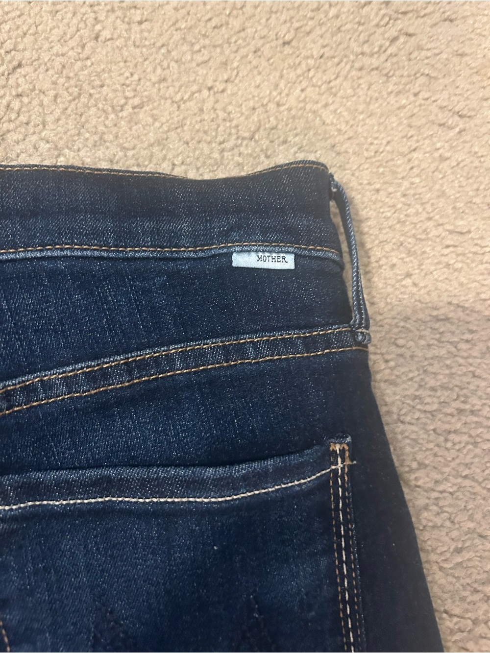 Lil MOTHER Dark Indigo Flare Jeans - Picture 3 of 5